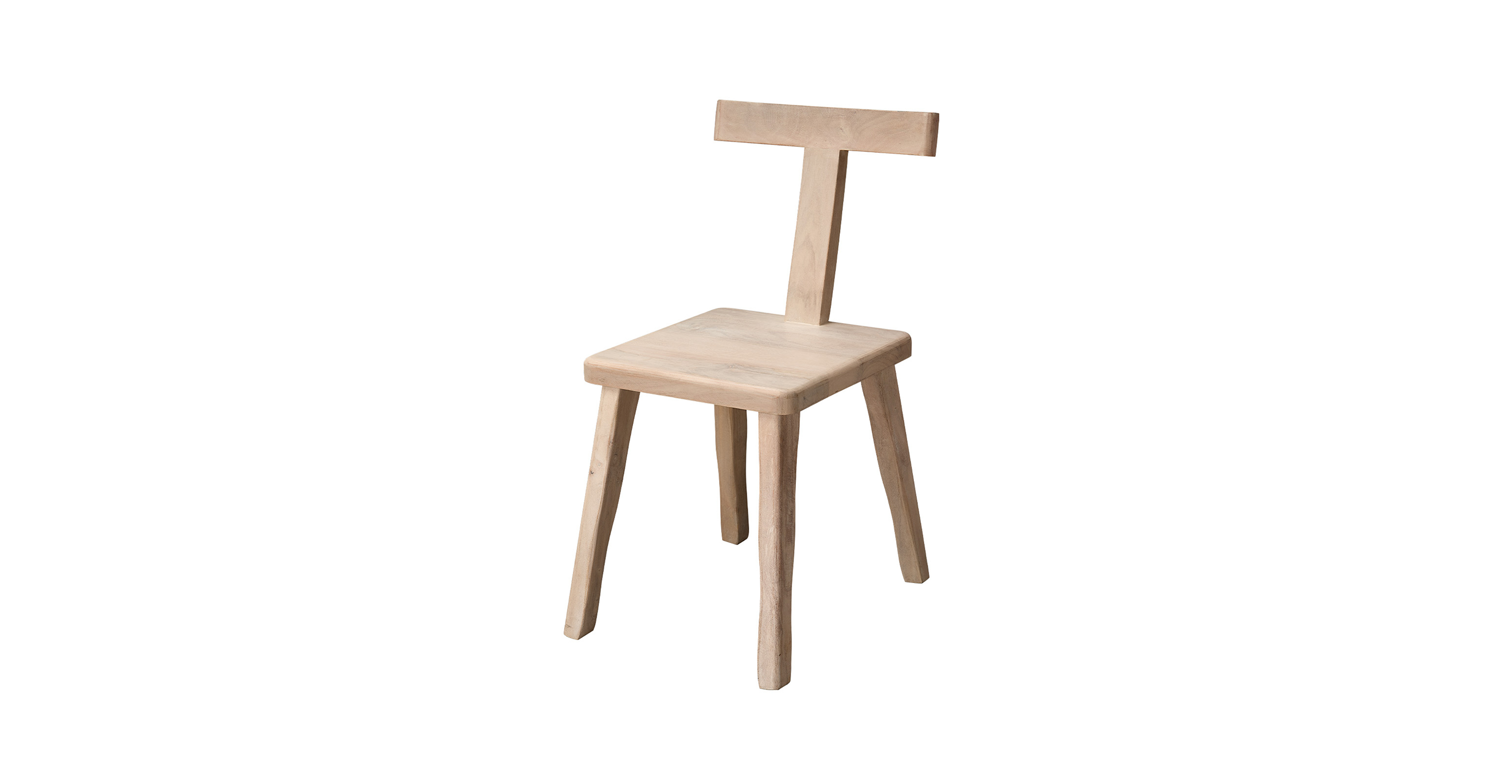 Cleo Mango Wood Chair -  Mango Wood White Bleach