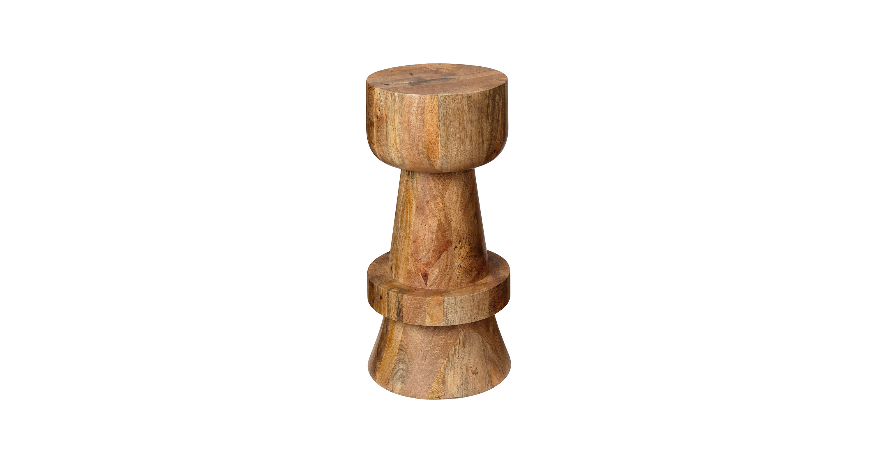 Theo Mango Wood Counter Stool - Mango Wood Natural