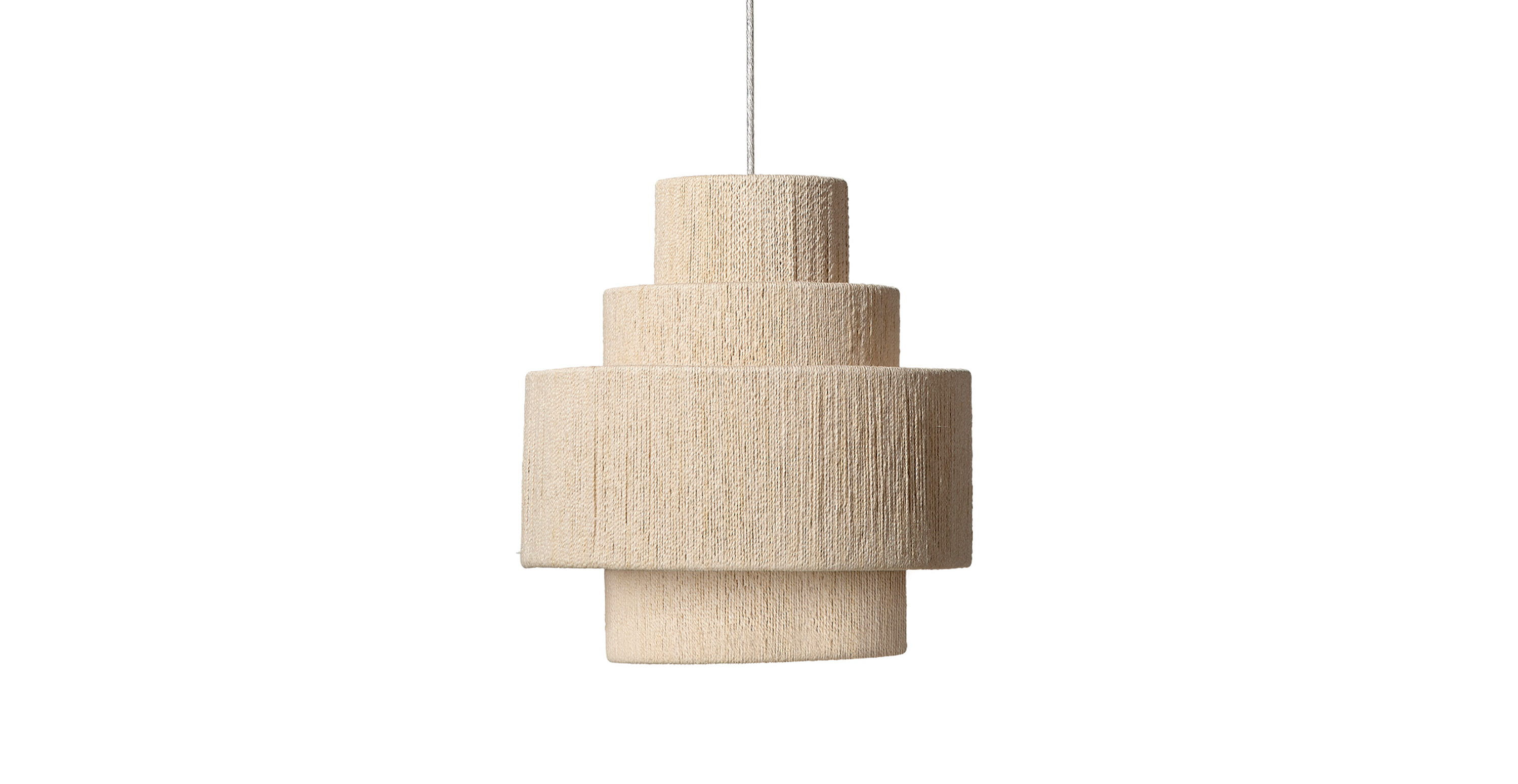 Omi Rope Pendant -  Off White