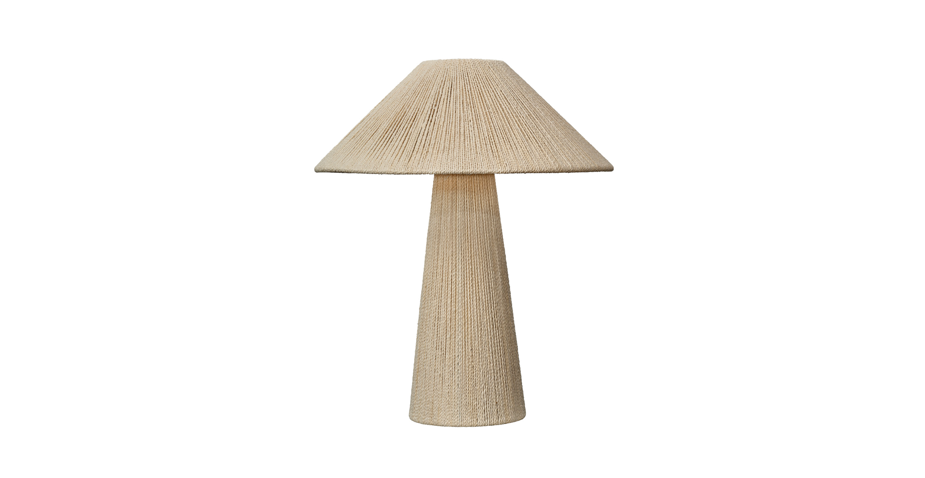 Nysa Jute Table Lamp -  Off White