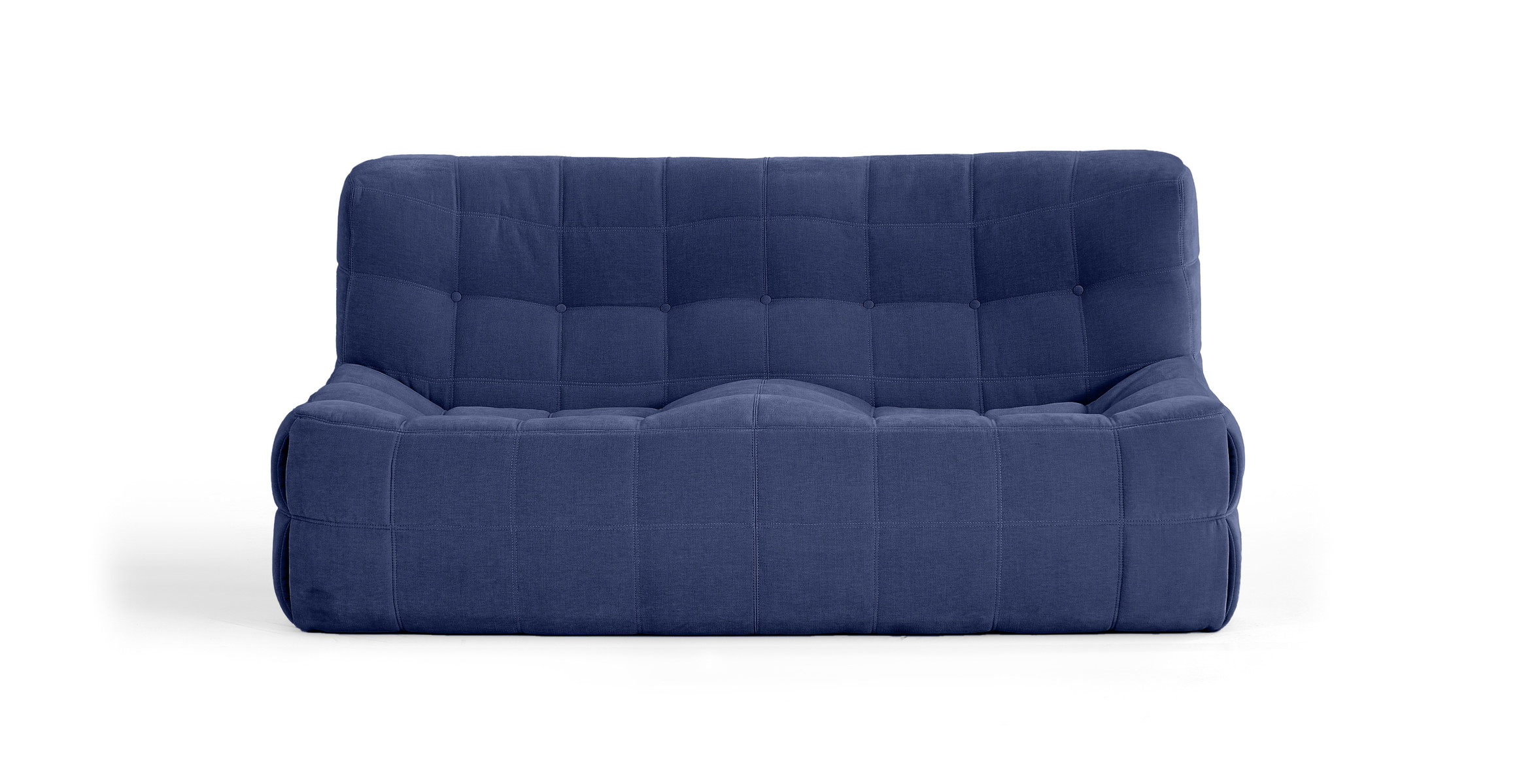 Michel Ducaroy Kashyma Medium Loveseat -  Chenille Blue