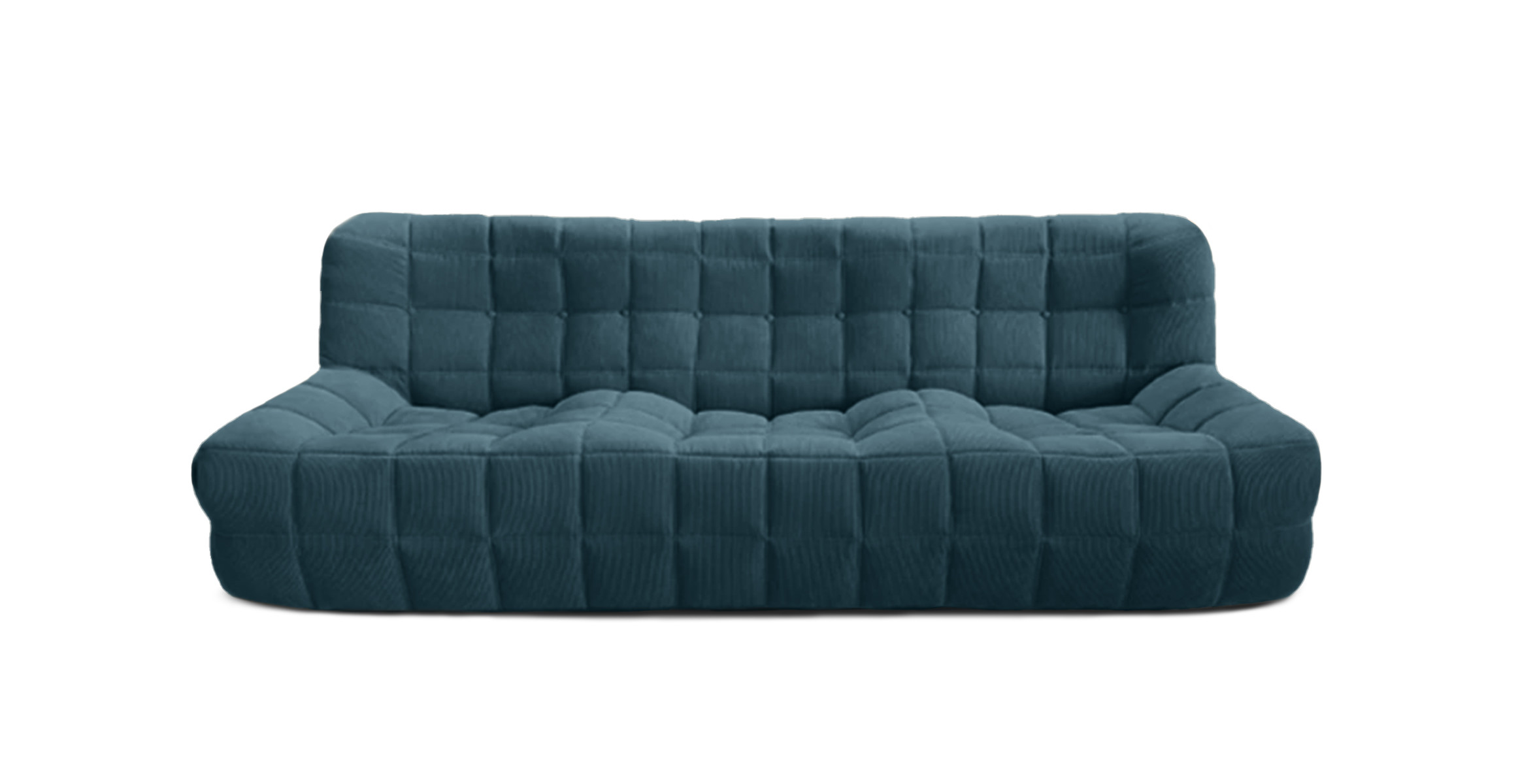 Michel Ducaroy Kashyma 3 Seater Sofa -  Corduroy Green Corduroy