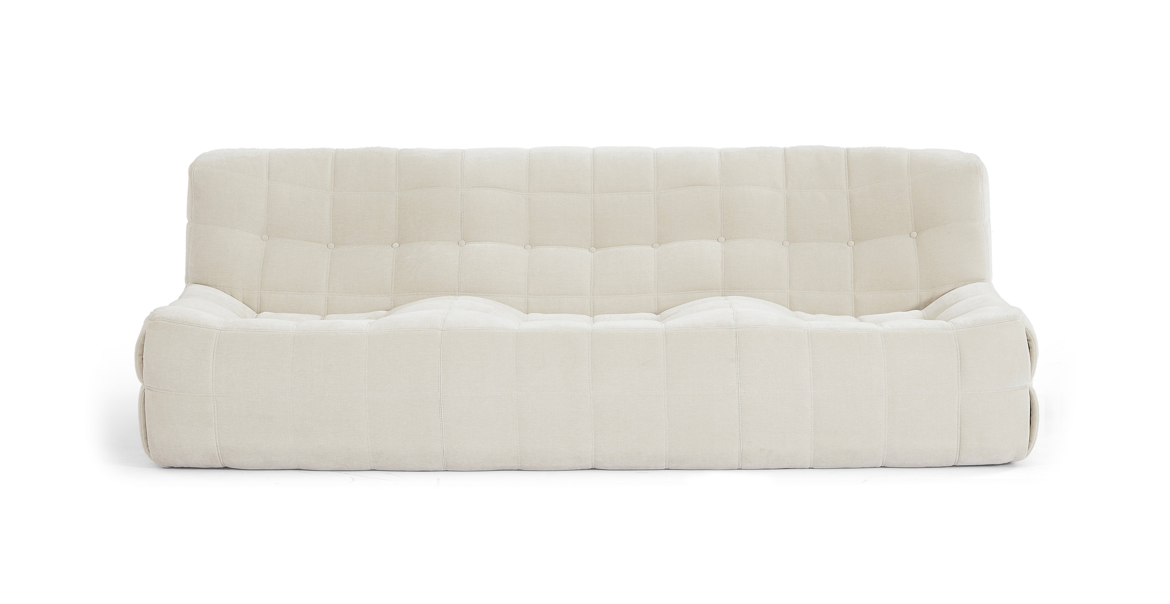 Michel Ducaroy Kashyma 3 Seater Sofa -  Chenille Beige