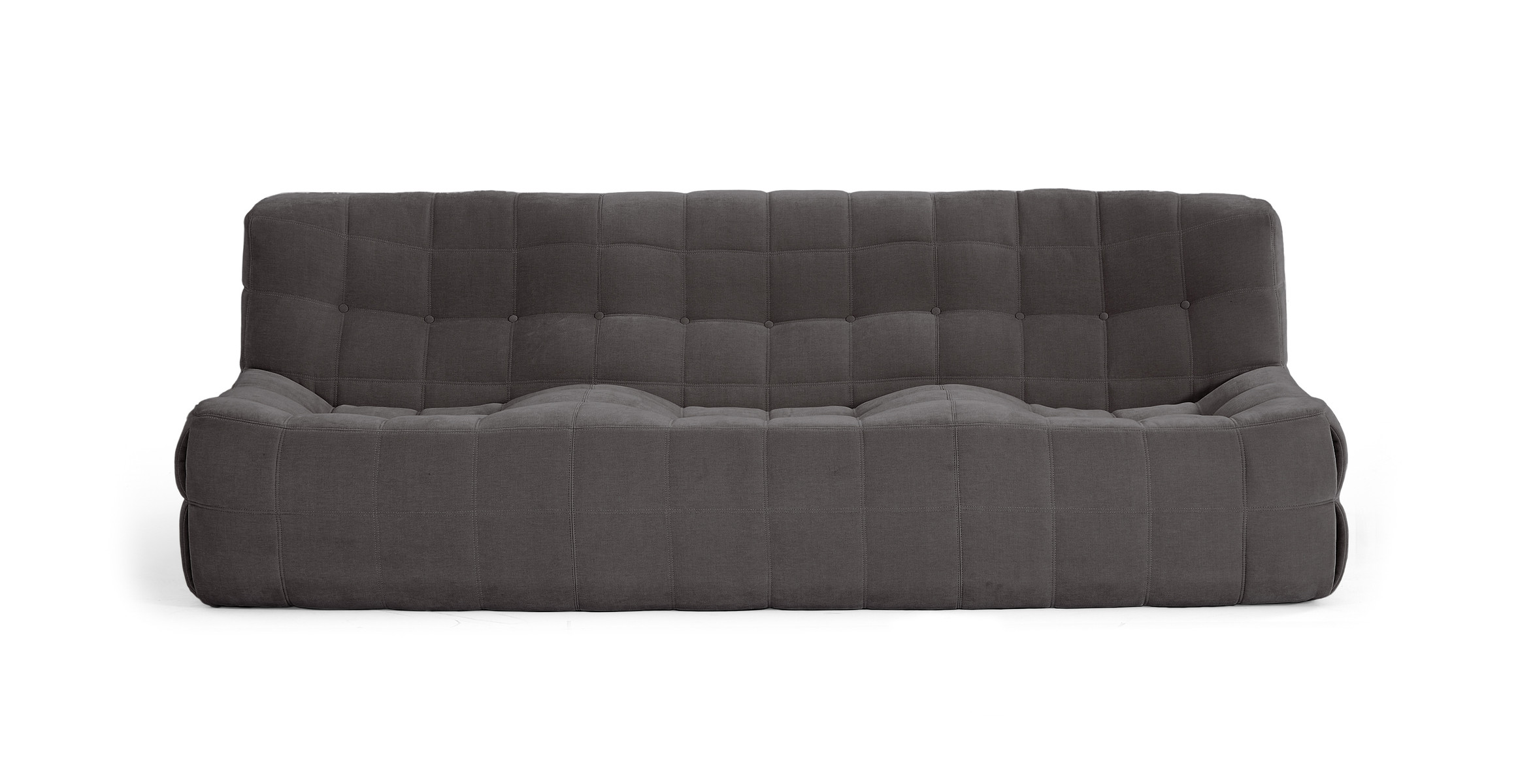 Michel Ducaroy Kashyma 3 Seater Sofa -  Chenille Dark gray