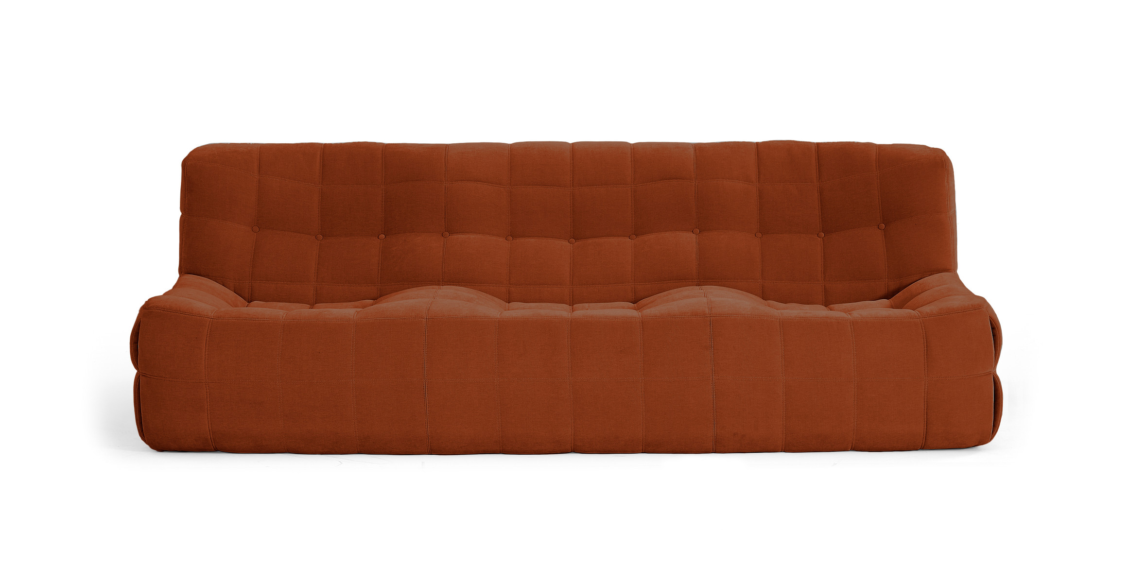 Michel Ducaroy Kashyma 3 Seater Sofa -  Chenille Orange