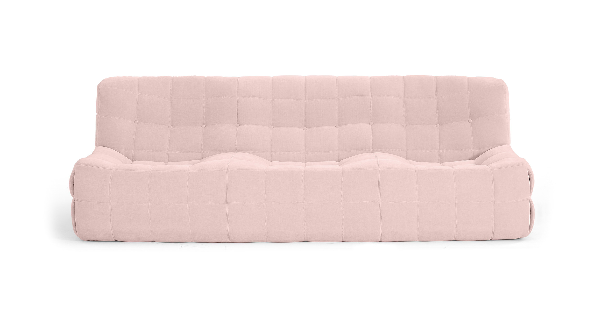 Michel Ducaroy Kashyma 3 Seater Sofa -  Chenille Pink