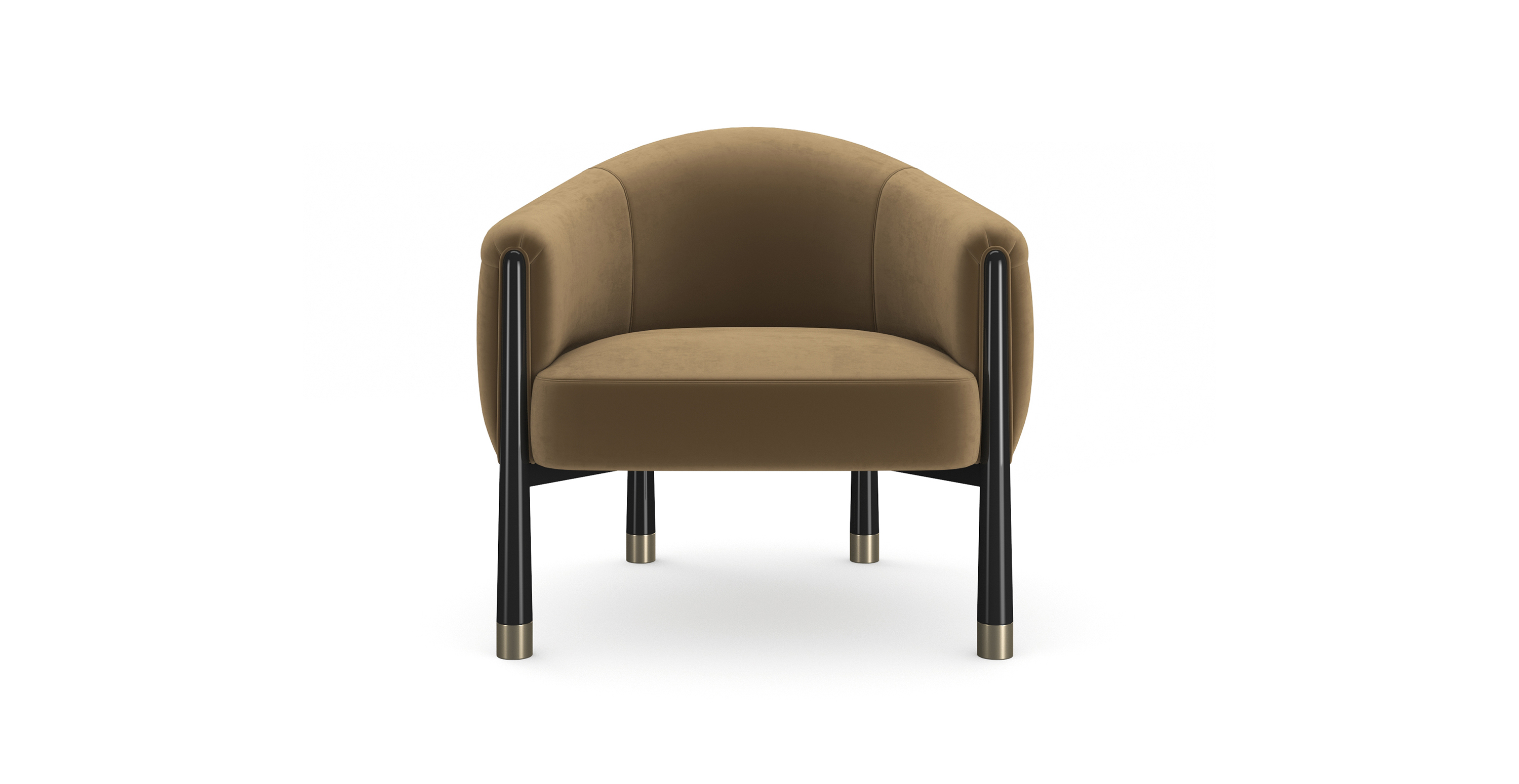 Orchestra Wood Accent Chair, Chocolate Truffle -  Brown Wood