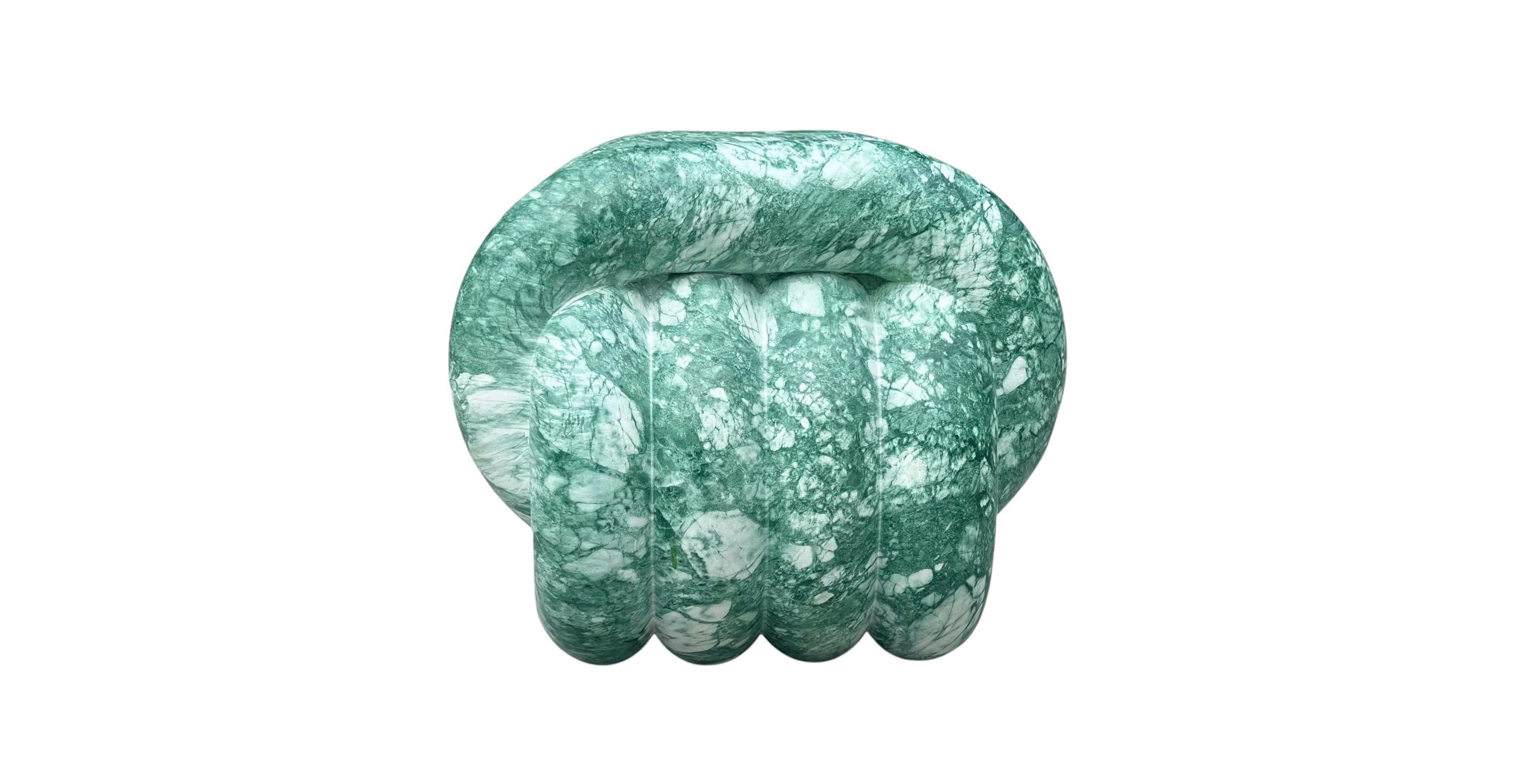 Orvex End Table - Concrete Green