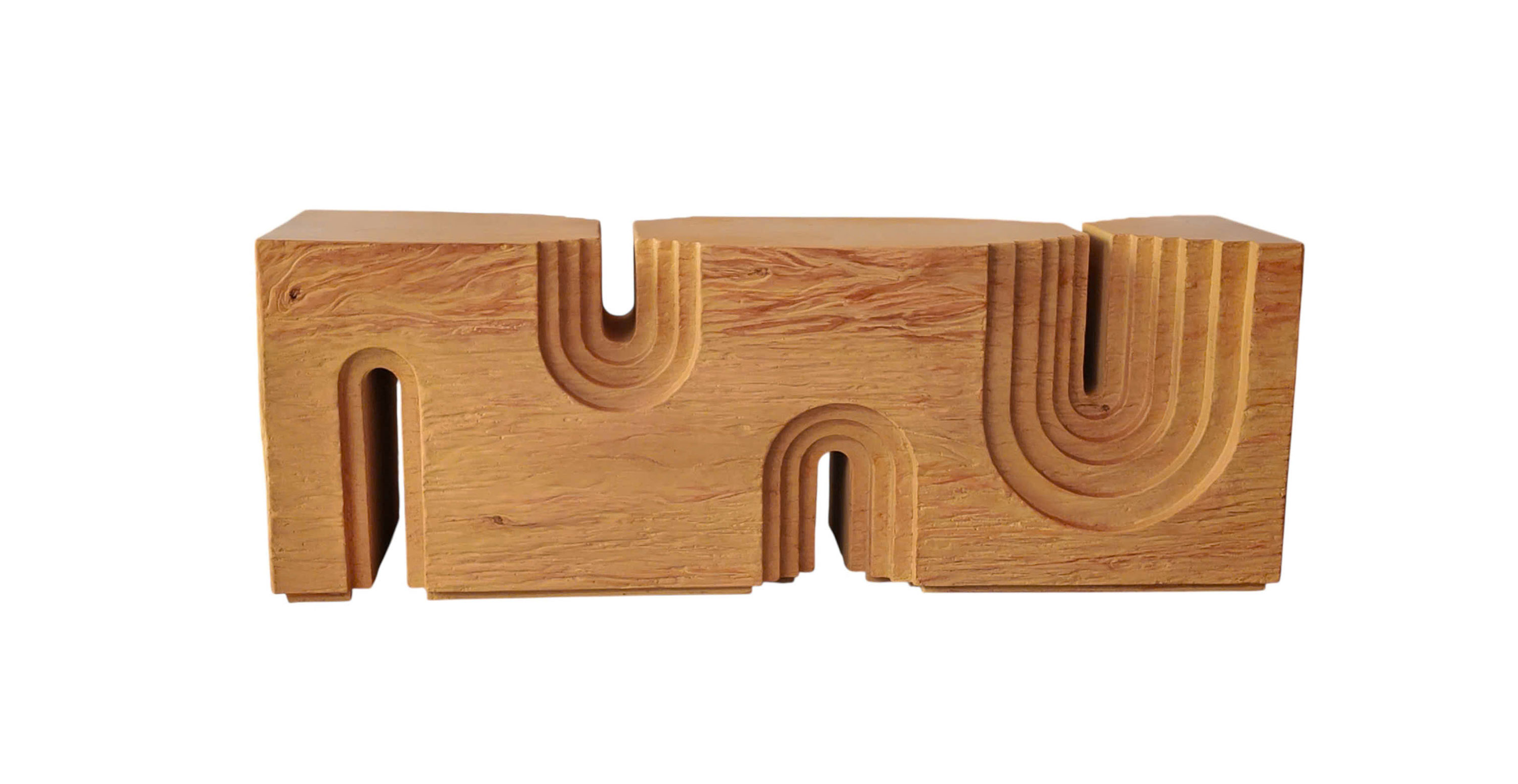 Cerin Bench - Concrete Natural