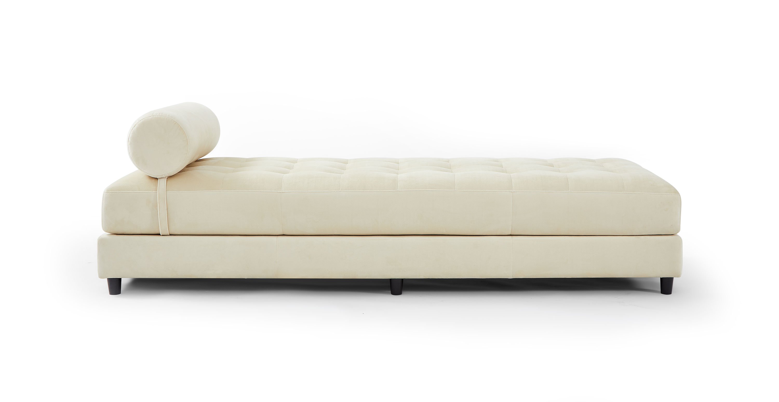 Arden Velvet Daybed -  Ivory Velvet