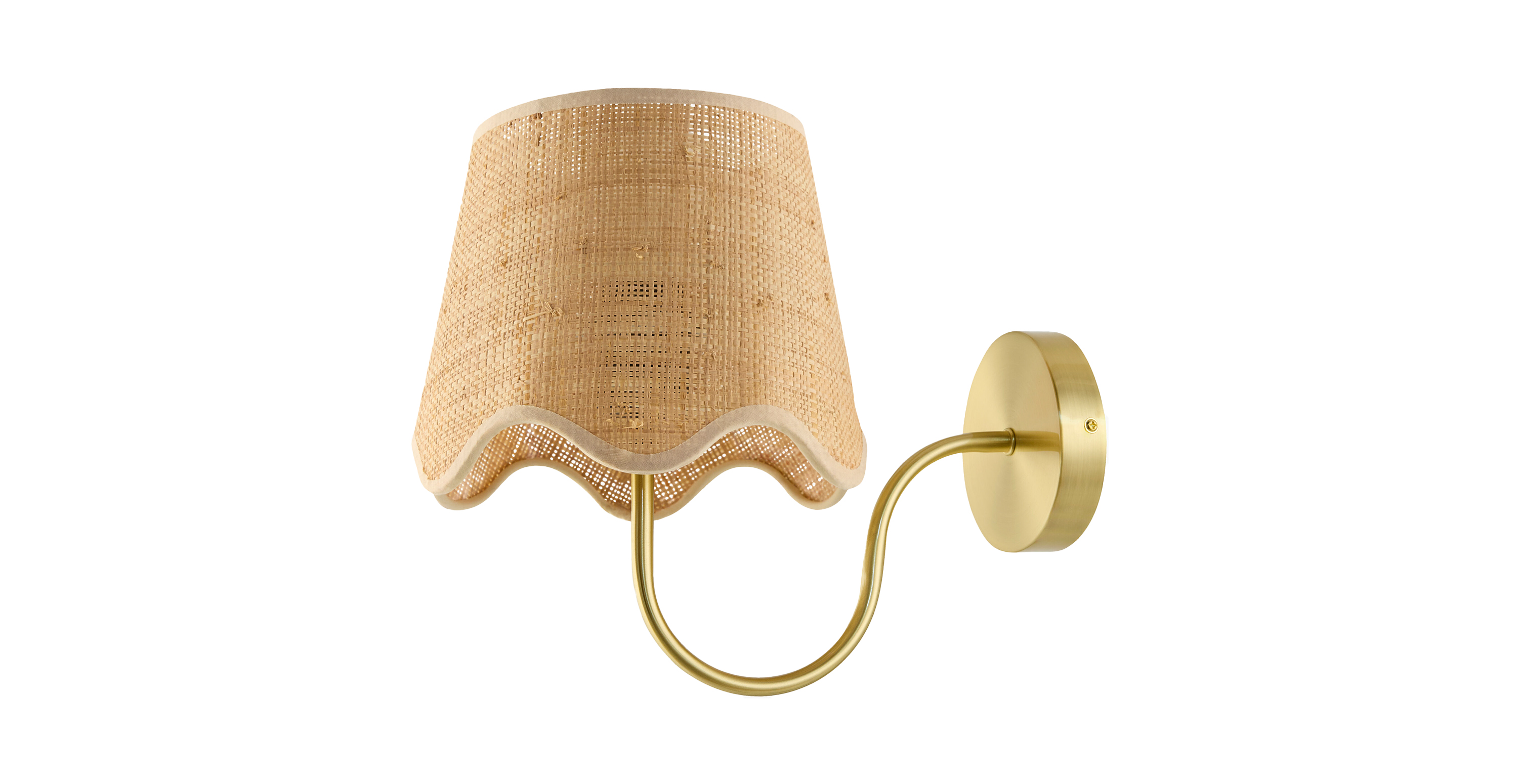 Timber Wall Sconce - Iron Brass
