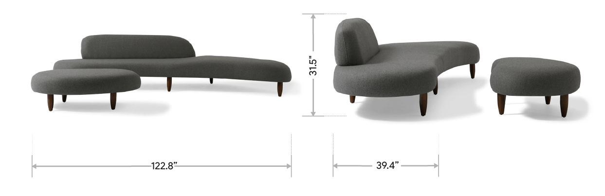 Freeform Sofa replica