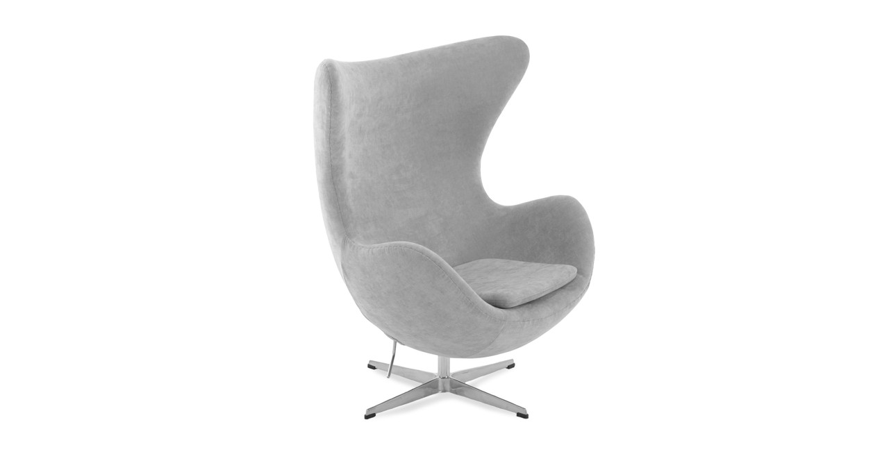 Egg Chair - Arne Jacobsen - Chenille Grey