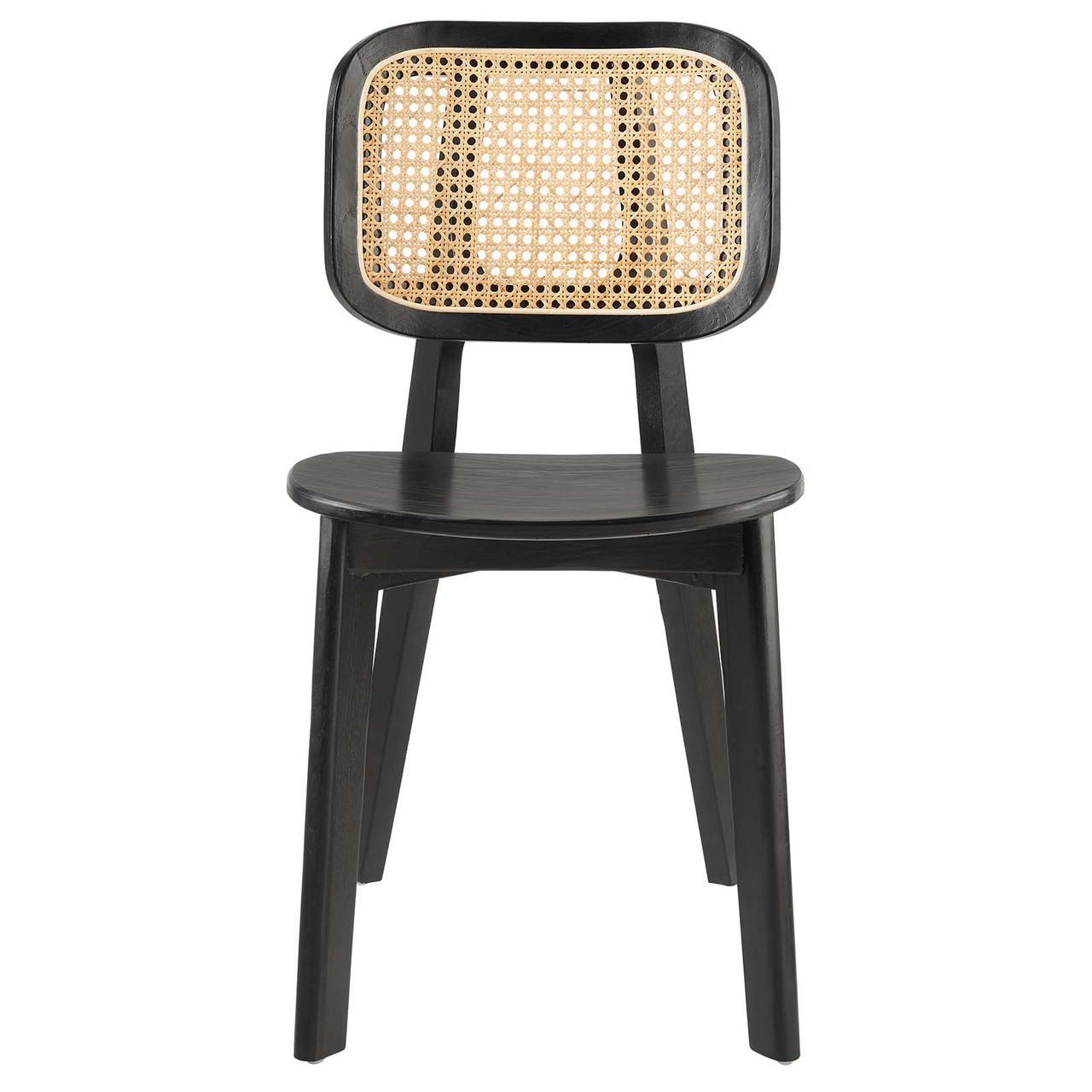 Habitat Wood Dining Side Chair -  Wood Black