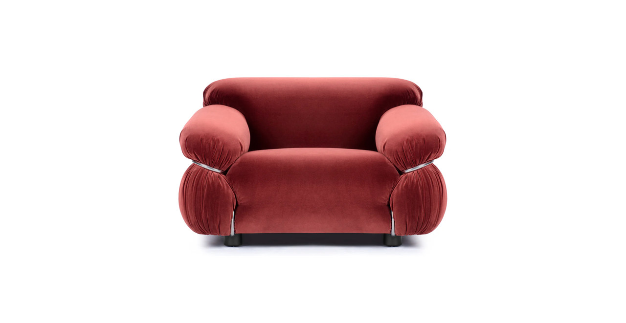 Frattini Sesann Chair -  Antique Brown Leather