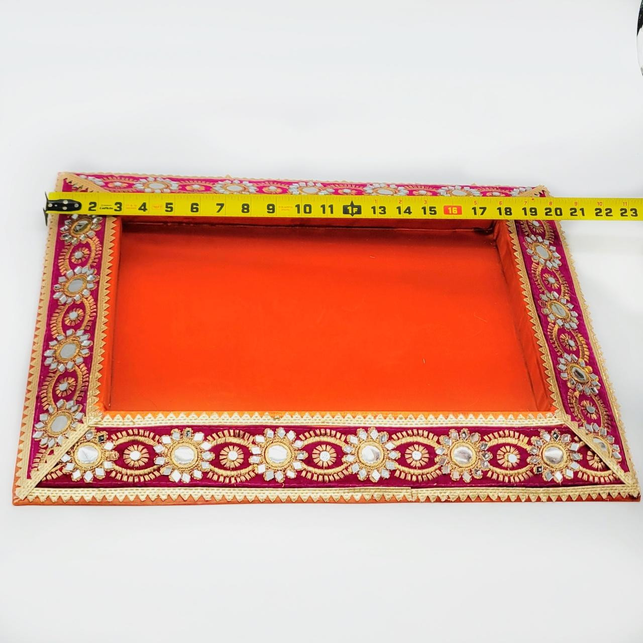 Buy Decorative Large Thaal, Foil Thaal, Mehndi Thaal, Mehndi Plate, Mehndi,  Shaadi Decor, Flower Basket, Favor, Basket, Centerpiece, Shaadi Online in  India - Etsy