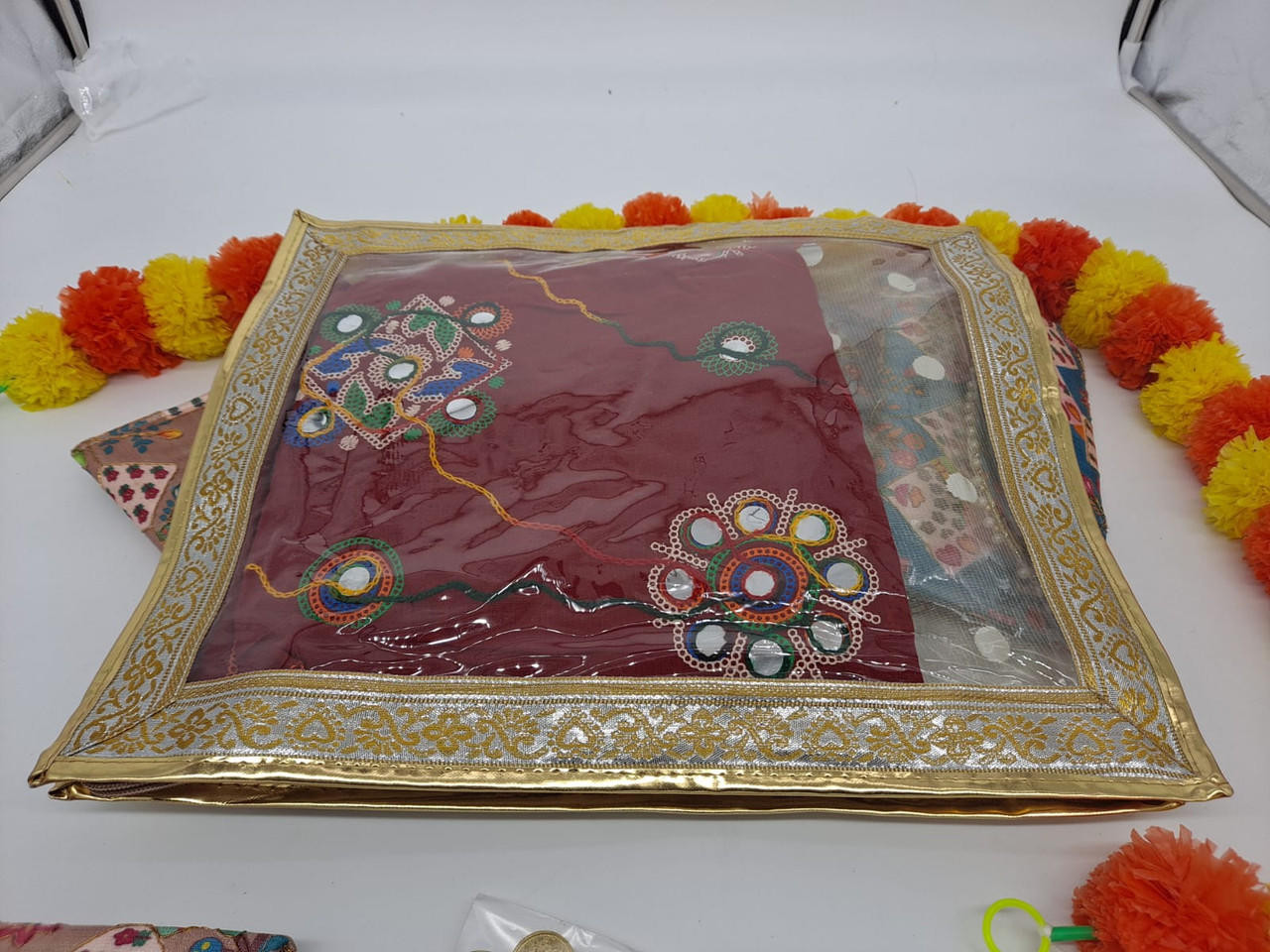 Shop the Engagement Ring and Saree Tray - Athulyaa