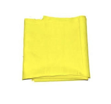 Yellow Puja Altar Alter Cotton Cloth 3ft