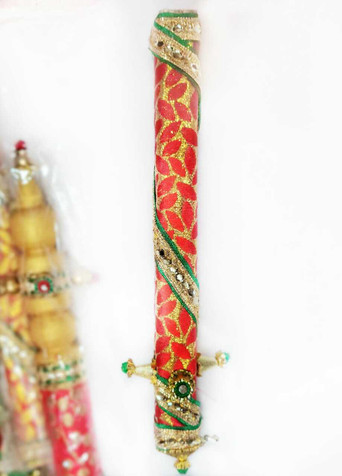 Manek Stambh for Gujarati wedding Mandap Muhurat Red Velvet Cover