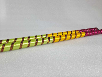 Decorative Dandiya Pair for Garba, Navratri 3 Pairs
