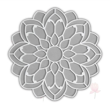 Tyohar Ready to Use, Reusable Rangoli Mat- Design 1