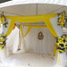 Indian Wedding Mandap Canopy - Summer Fresh Backyard, DIY Budget Wedding Indian Wedding Mandap Canopy - Summer Fresh Backyard, DIY Budget Wedding