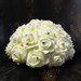Rental - Flower Wedding Centerpiece - Rose Half Ball Pomander / Half Moon Pomander with Rhinestones Size 12