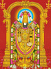Lord Balaji Photo with Frame 7x5 Inches