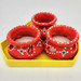 Piece of India Large Matki Clay Diya with Wax and Tray 6 Pcs Piece of India Large Matki Clay Diya with Wax and Tray 6 Pcs