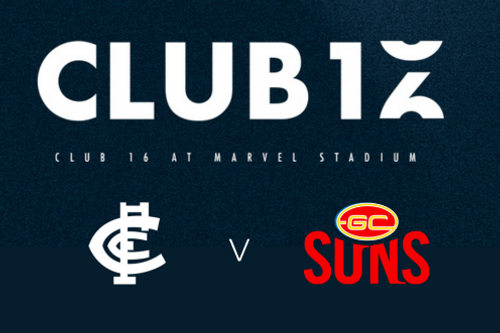 Club 16 | Carlton v Gold Coast Suns
