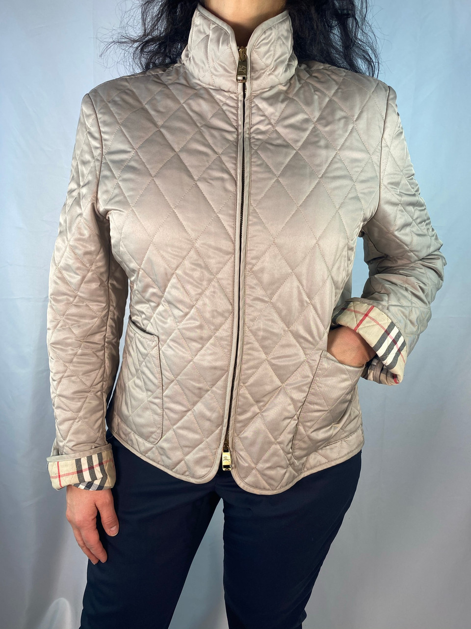 Burberry London Quilted Beige Jacket