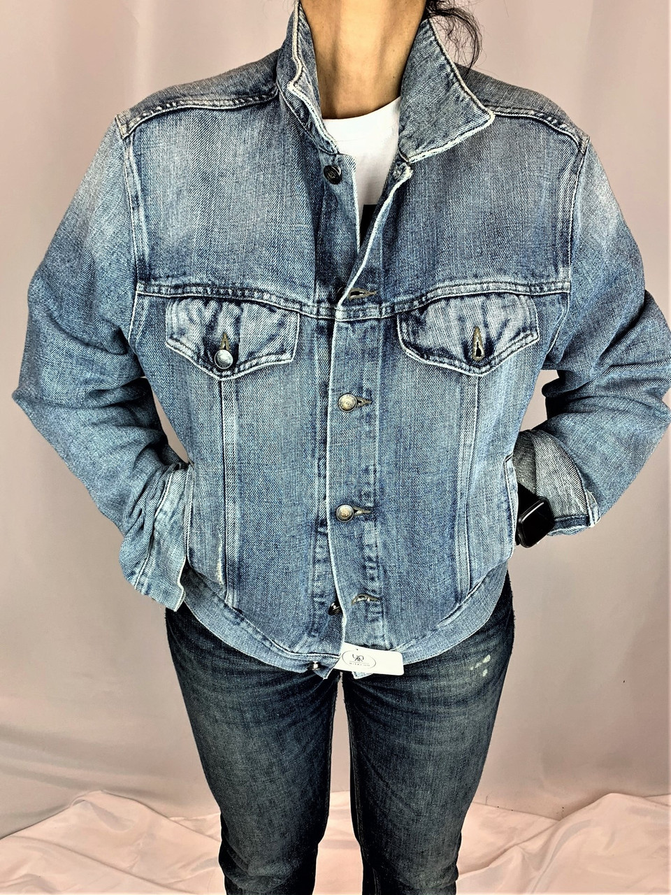 armani jeans denim shirt