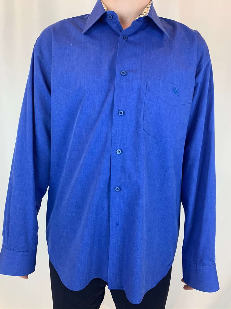 burberry long sleeve blue