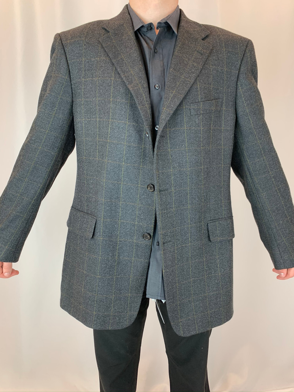 hugo boss plaid jacket