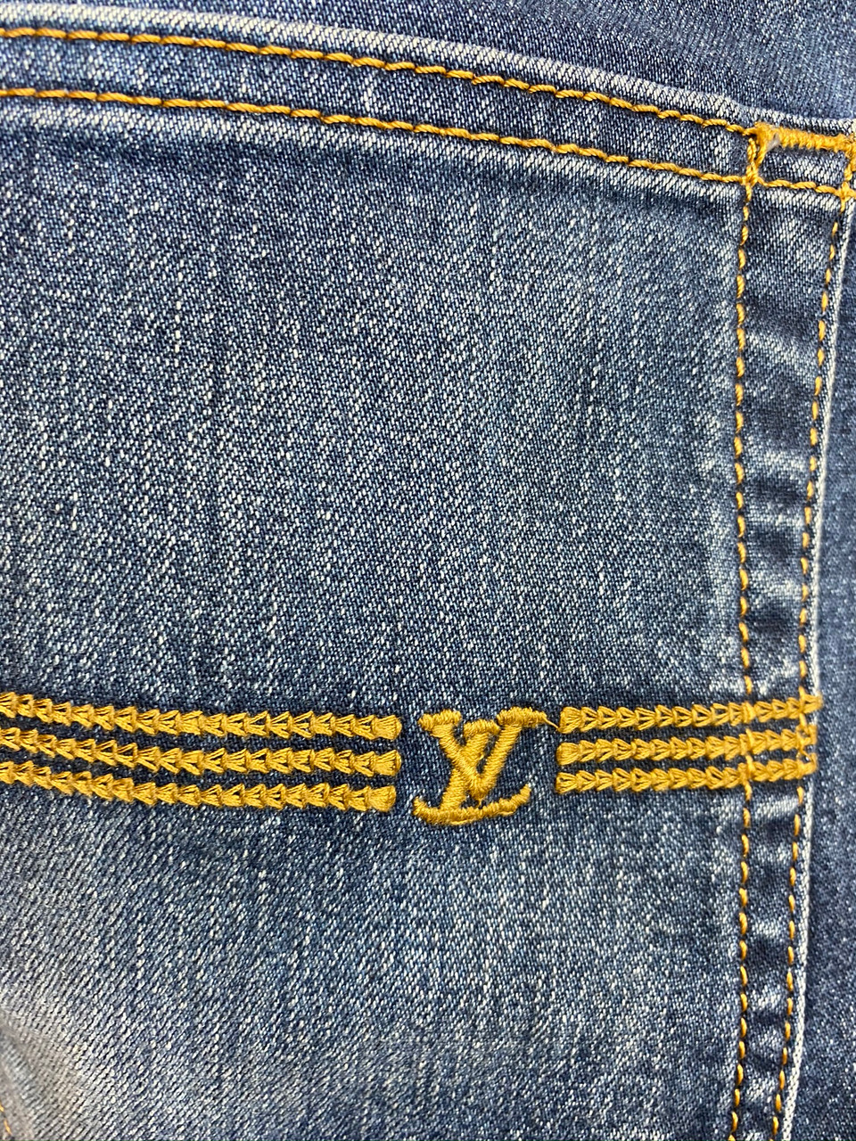 Louis Vuitton 2010s Gradient Wash Denim Jeans · INTO