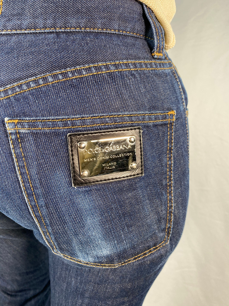 Verandering Meer dan wat dan ook ventilator Dolce & Gabbana Men's Collection Low Rise Blue Denim Jeans