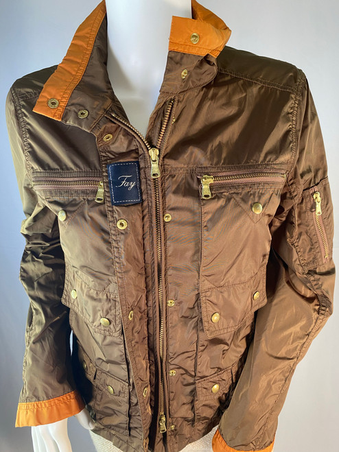 Fay Brown & Copper Windbreaker Jacket