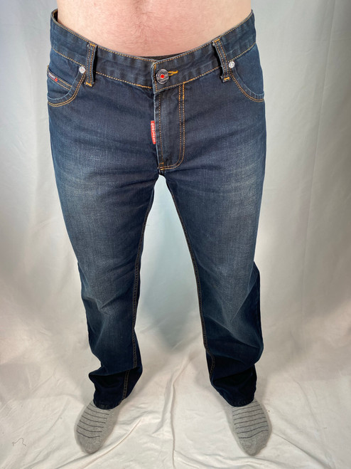 DSquared2 Dark Wash Canada Fitted Bootcut Jeans