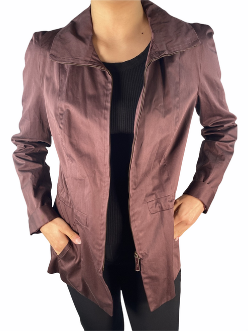 Salvatore Ferragamo Plum Jacket