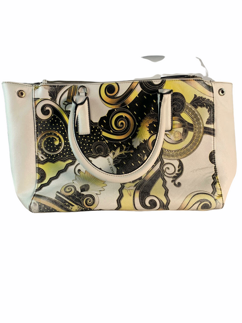 Versace Jeans Abstract Classic Baroque Print Tote Bag