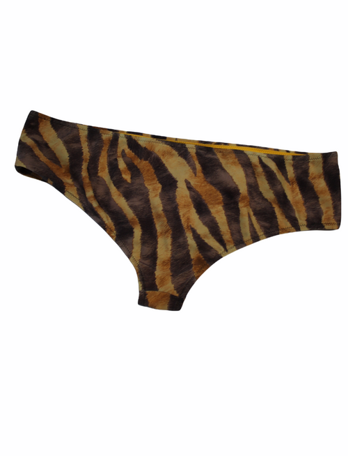 Fendi Animal Print Swim Suit Bikini Bottoms