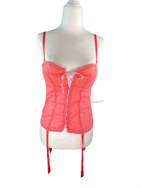 Roberto Cavalli pink corset