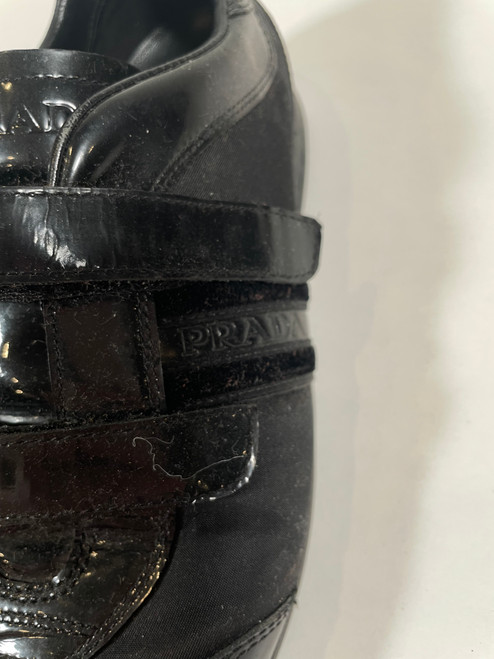Prada Black Velcro Sneakers