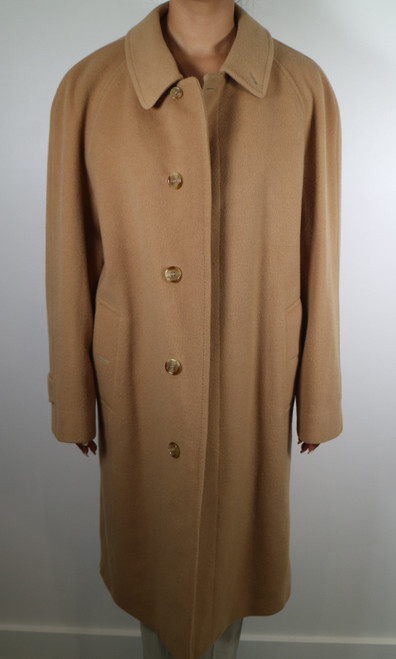 Burberry tan peacoat