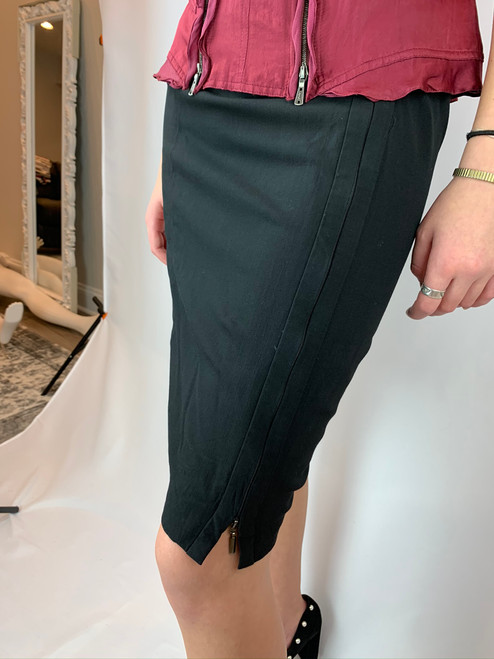 Emporio Armani Classic Black Pencil Skirt