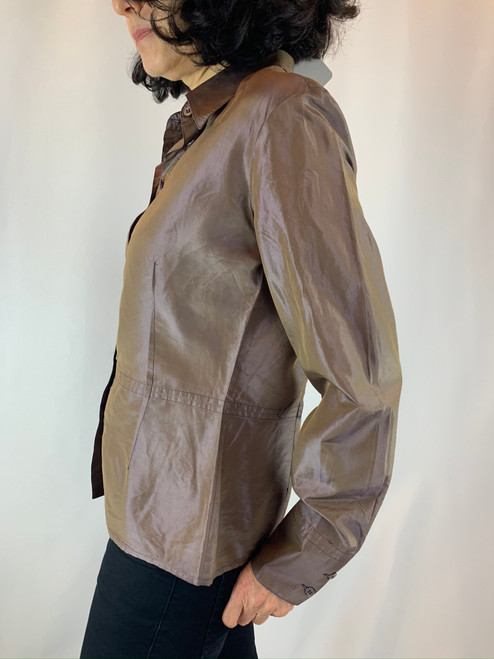 Iceberg Smooth Light Brown Button Up