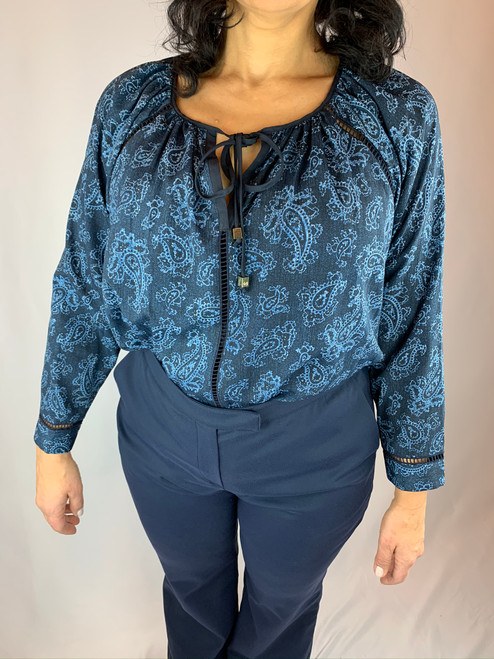 Michael Kors Flowy Paisley Blouse