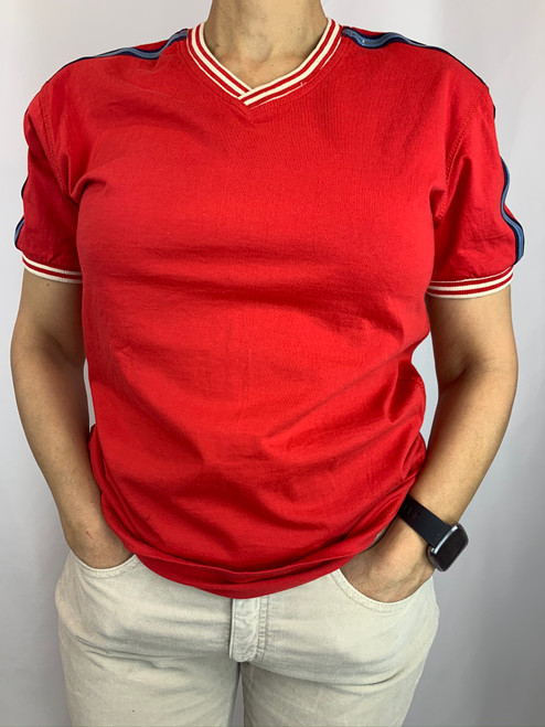 Dolce & Gabbana Red Jersey T-Shirt front