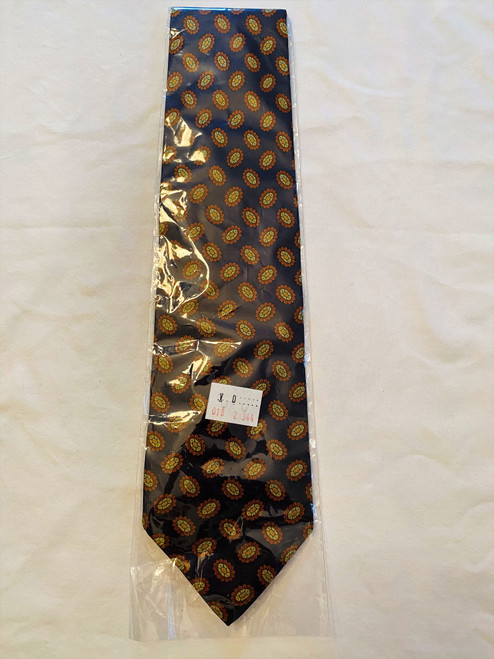Christian Dior Navy Printed Tie