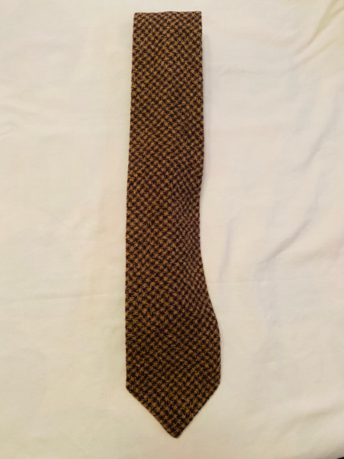 Ermanno Scervino Thick Wool Tweed Tie